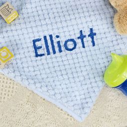 Blue Fleece Baby Blanket